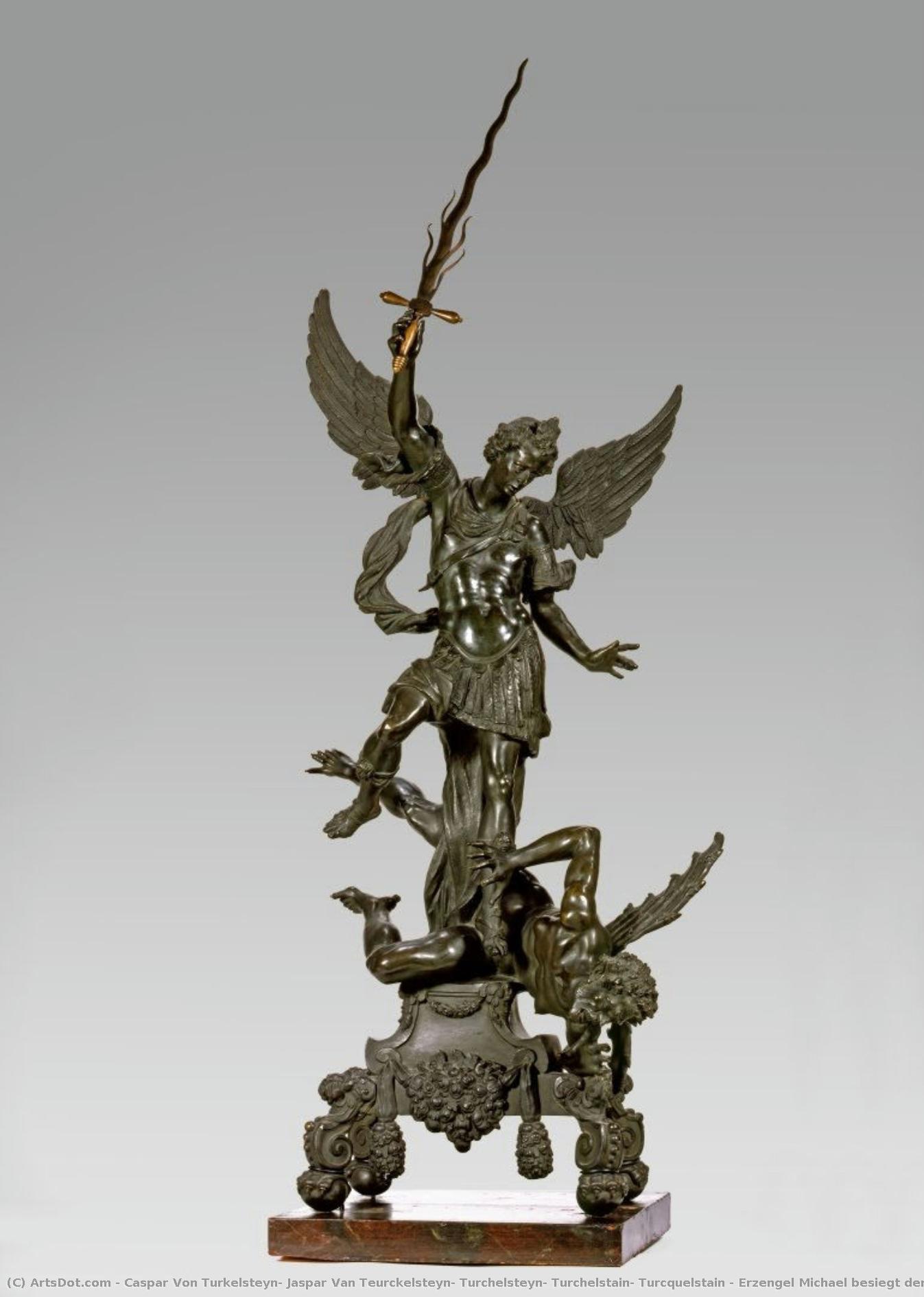 Erzengel Michael Besiegt Den Satan — Caspar Von Turkelsteyn, Jaspar Van Teurckelsteyn, Turchelsteyn, Turchelstain, Turcquelstain