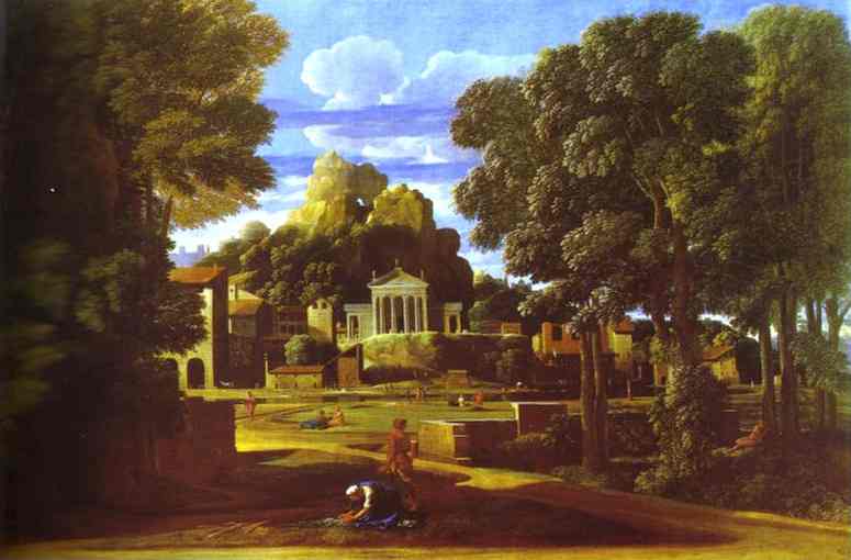 Landscape With The Cinders Of Phocion — Nicolas Poussin