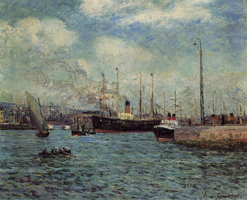 The Port Of Havre — Maxime Emile Louis Maufra