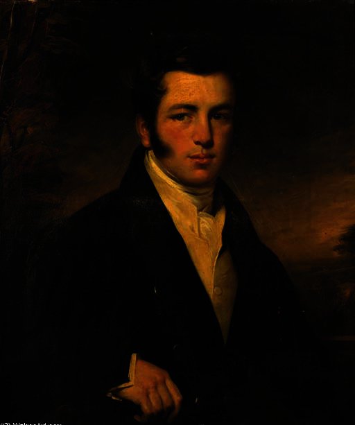 Portrait Of A Gentleman, Half-length, In A Black Jacket And White Waistcoat — Sir Frensis Grant