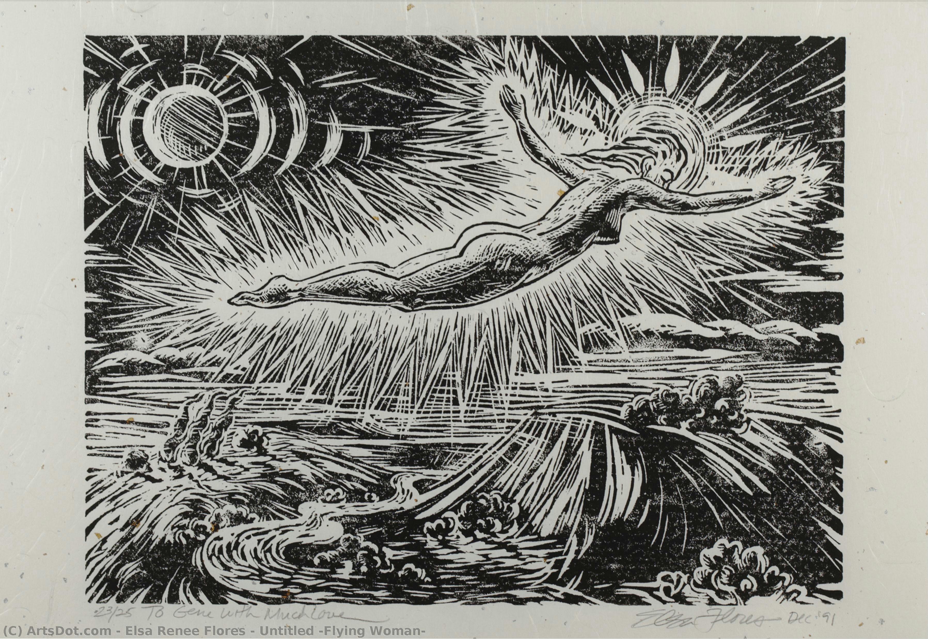 Untitled (flying Woman) — Elsa Renee Flores