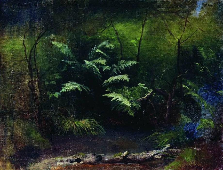 Ferns By The Water — Isaak Ilyich Levitan