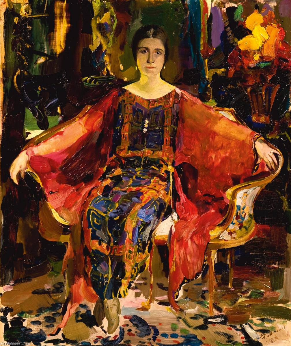 Portrait Of The Ballerina Alexandra Balashova — Filipp Andreevich Maliavin