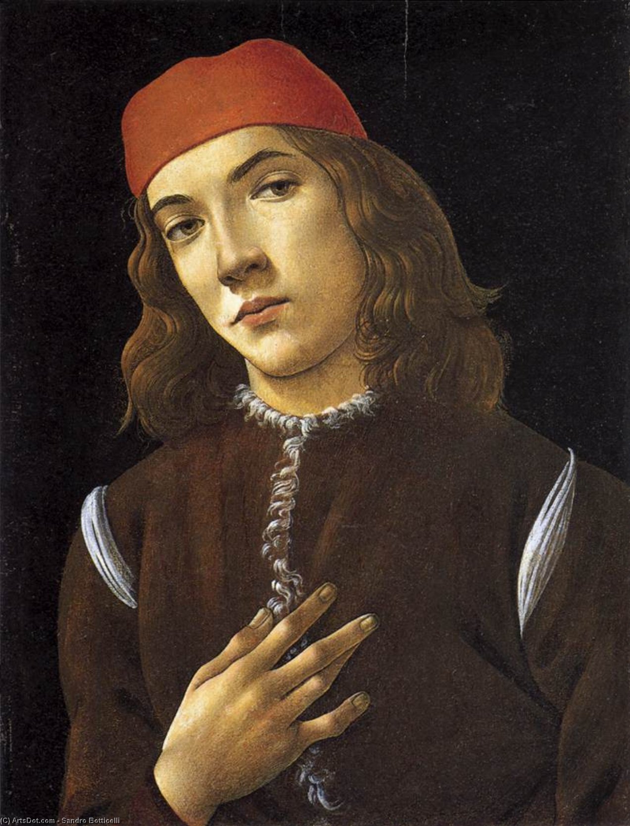 Portrait Of A Young Man — Sandro Botticelli