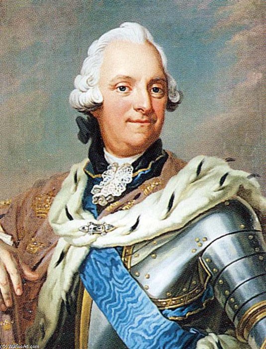 Portrait Of Adolf Frederick Of Sweden — Gustaf Lundberg