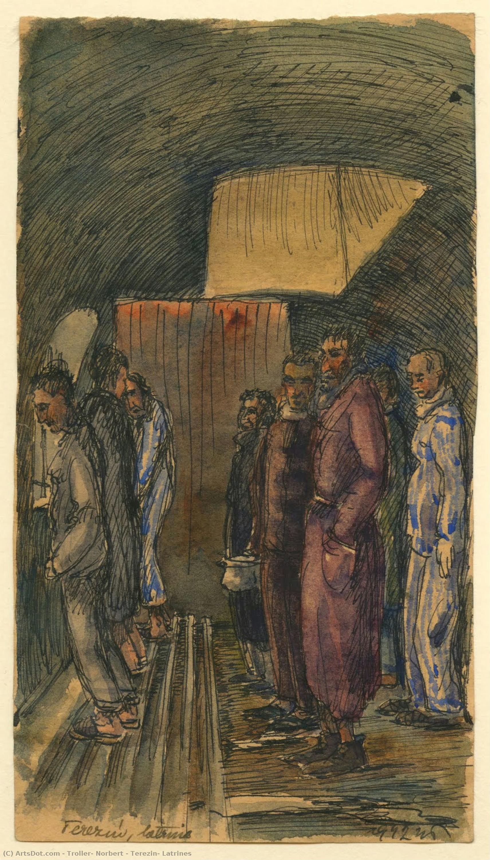 Terezin, Latrines — Troller, Norbert