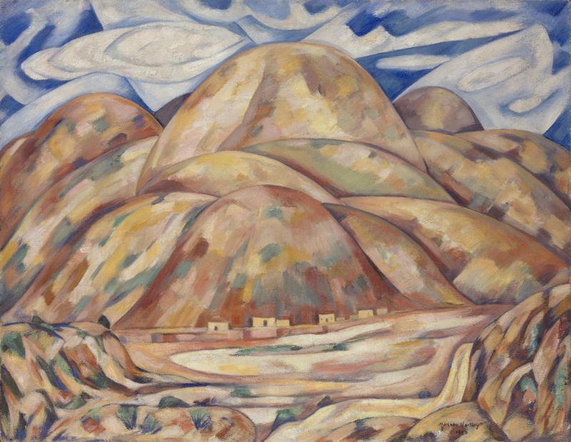 Landscape No. 3, Cash Entry Mines, New Mexico — Marsden Hartley