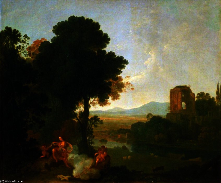 Classical Landscape With Venus And Adonis — リチャード・ウィルソン