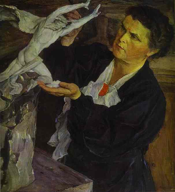 Portrait Of Vera Mukhina — Mikhail Nesterov