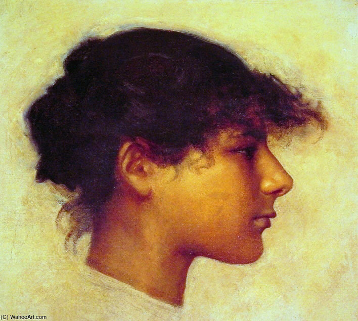 Head Of Ana Capril Girl — John Singer Sargent