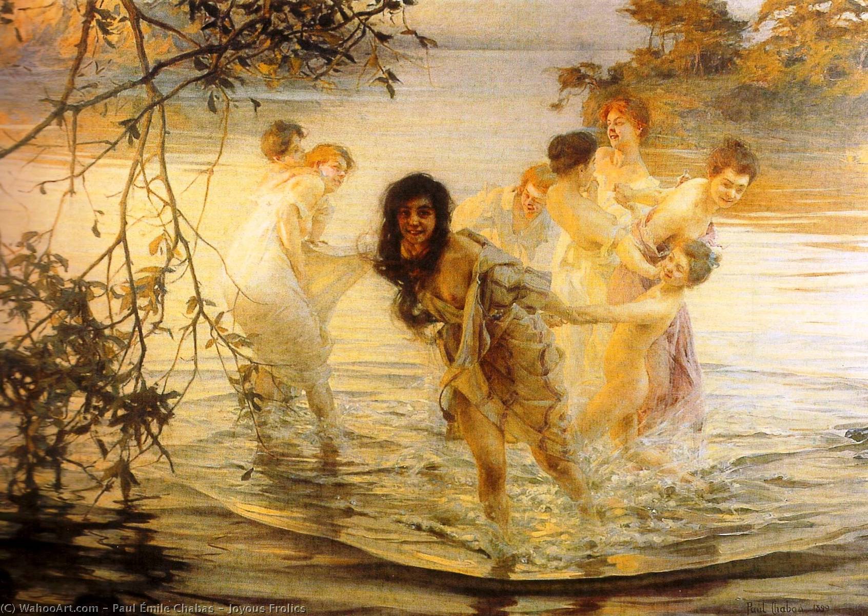 Joyous Frolics — Paul Émile Chabas