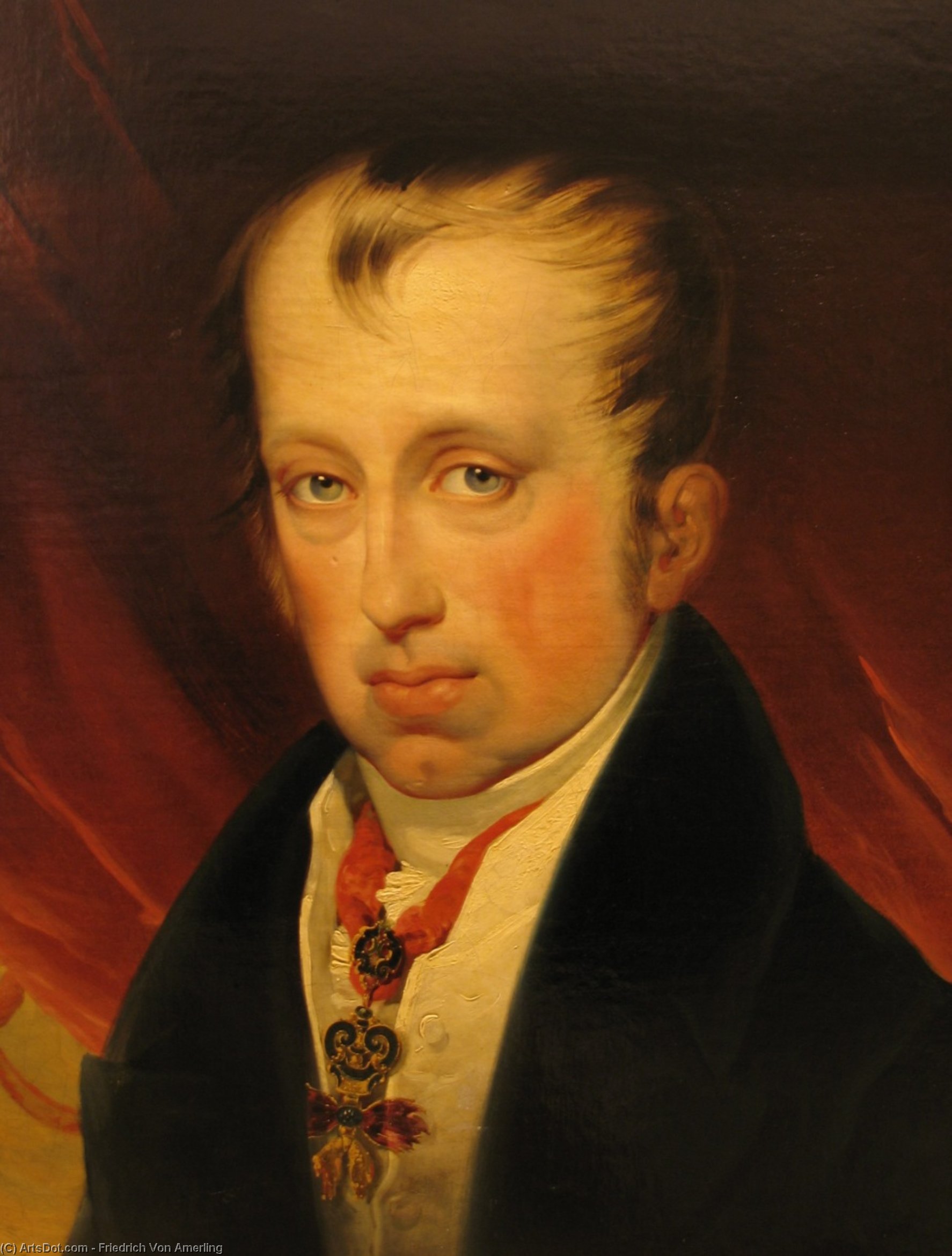 Portrait Of Ferdinand I Of Austria — Friedrich Ritter Von Amerling
