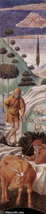The Vigil Of The Shepherds (left Wall Of The Apse) — Benozzo Gozzoli