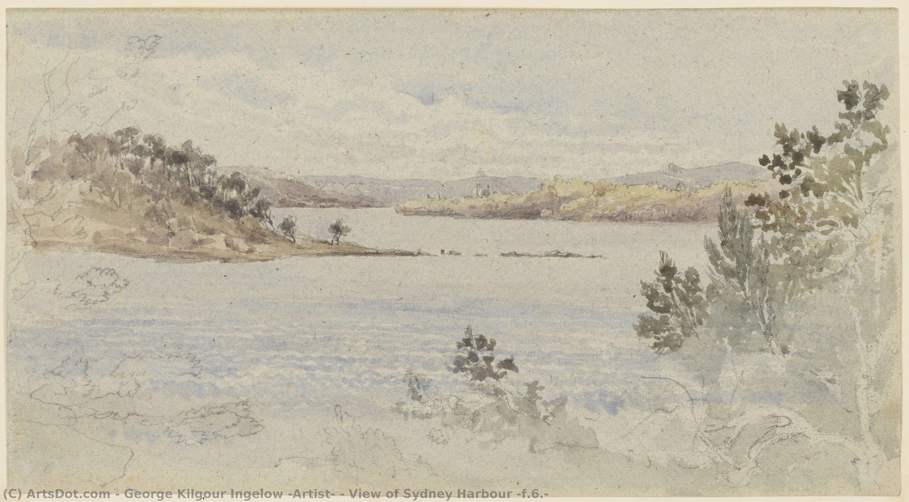 View Of Sydney Harbour (f.6.) — George Kilgour Ingelow (artist)