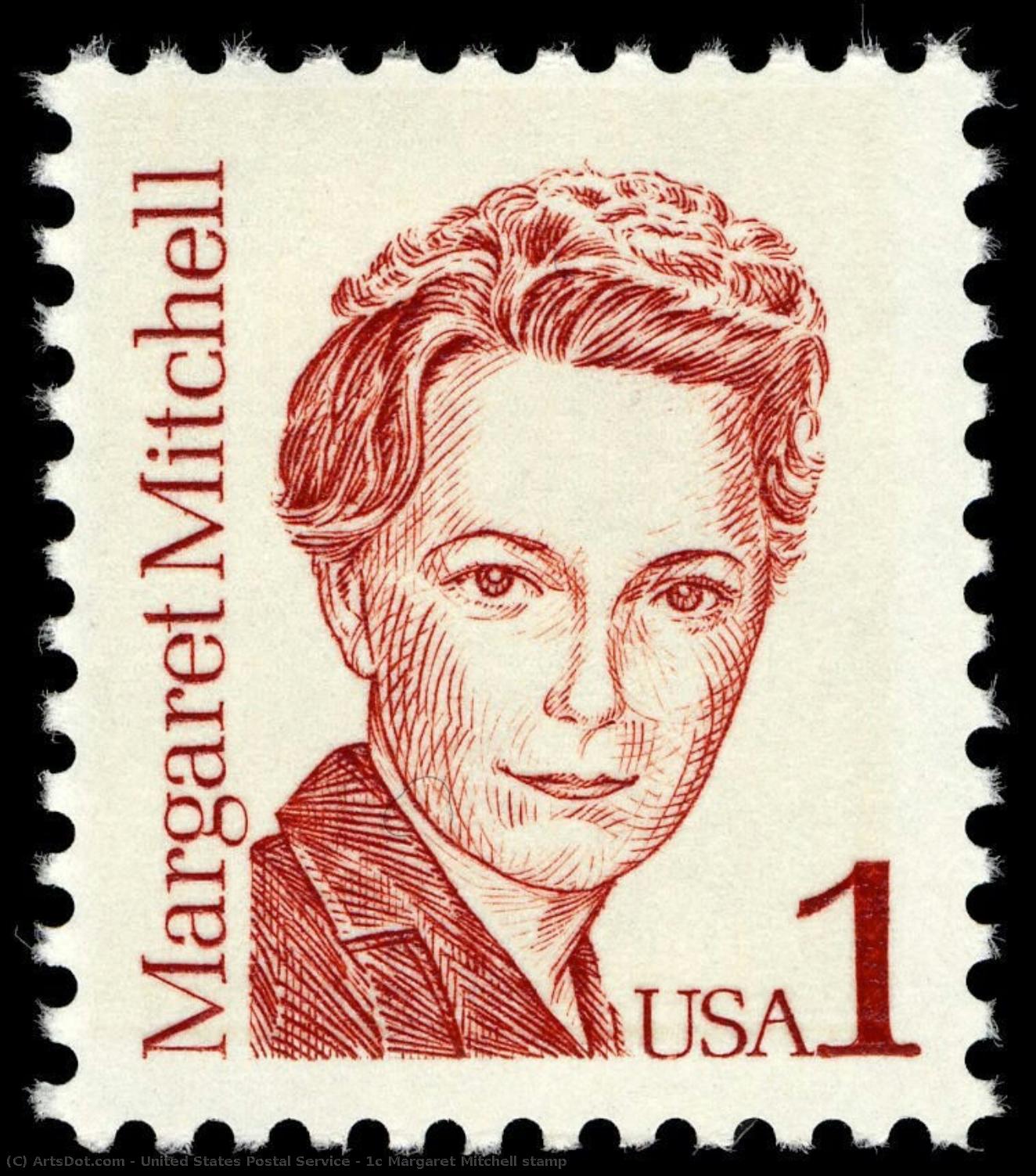 1c Margaret Mitchell Stamp — United States Postal Service