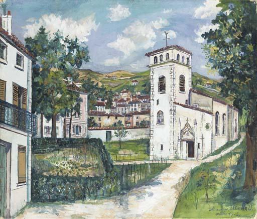 Church Of Saint-bernard — Maurice Utrillo