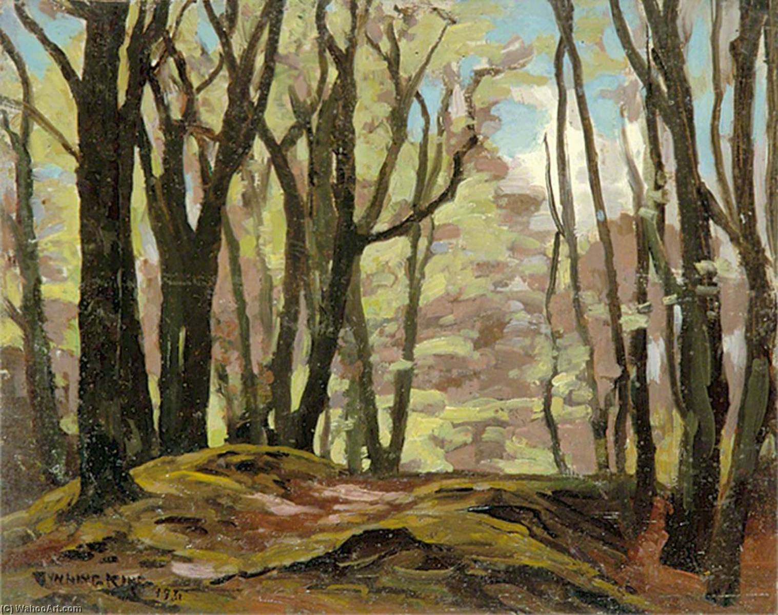 Wooded Scene — Gunning King