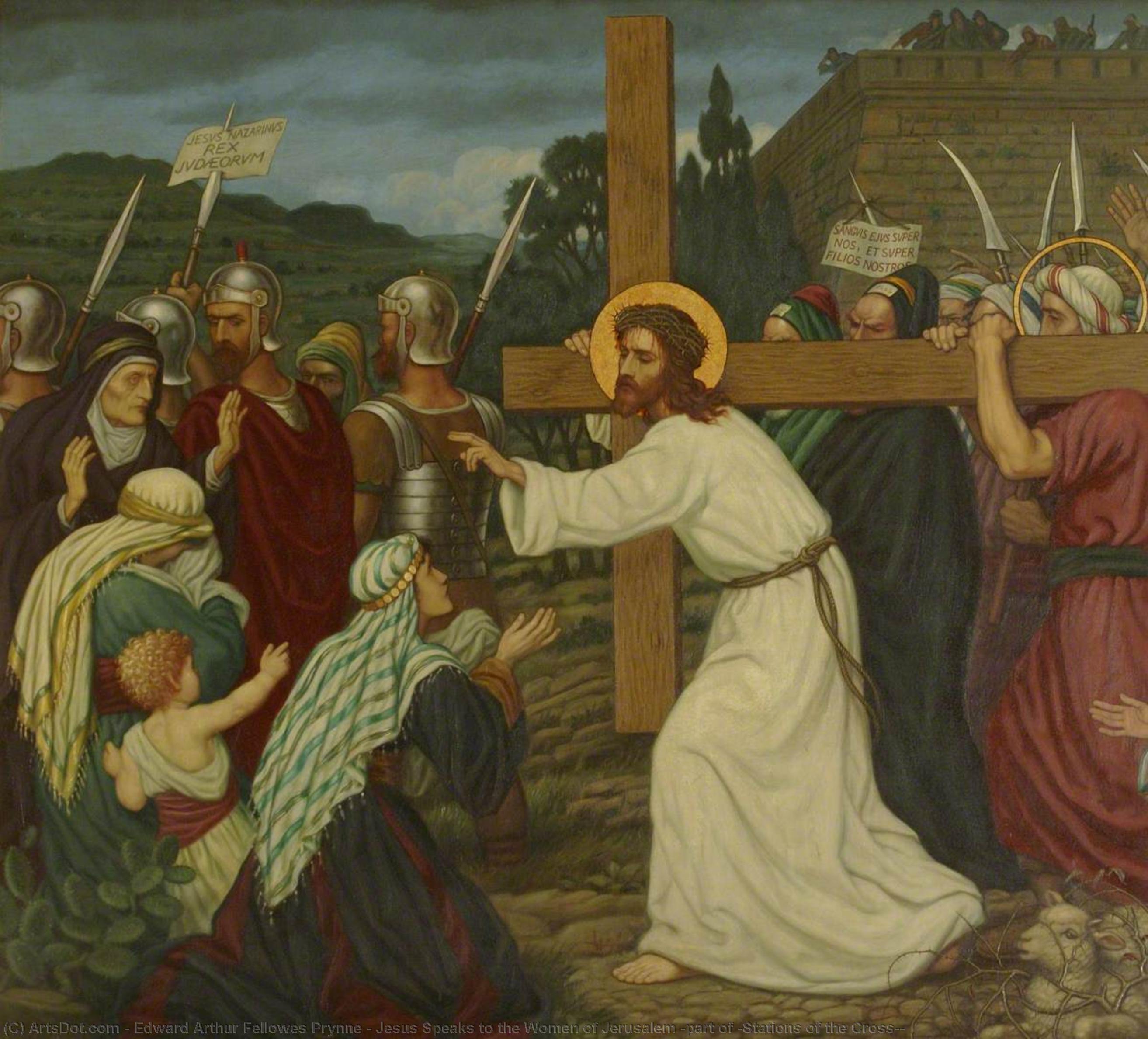 Jesus Speaks To The Women Of Jerusalem (part Of ‘stations Of The Cross’) — Edward Arthur Fellowes Prynne