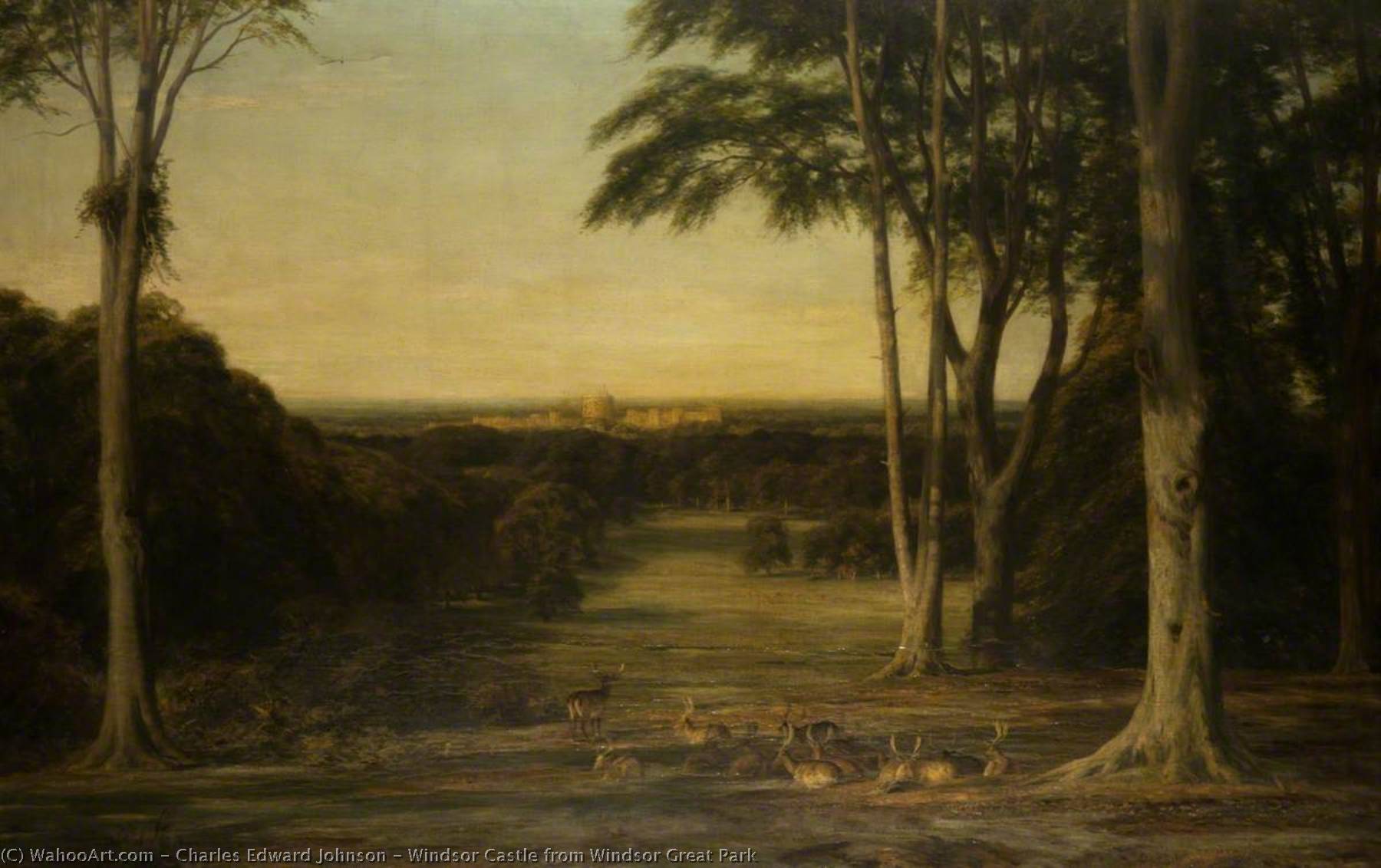 Windsor Castle From Windsor Great Park — Charles Edward Johnson