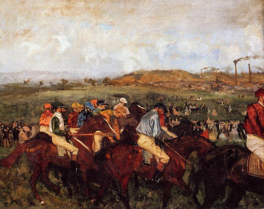 The Gentlemen's Race: Before The Start — Edgar Degas