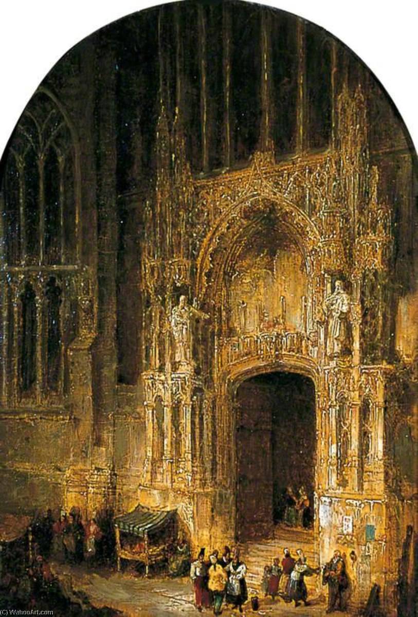 Entrance To St Germain, Amiens — Дэвид Робертс