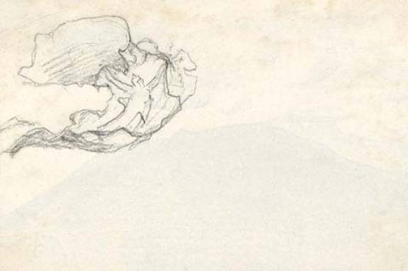 Cursory Sketch Of Flying Figure — Nicholas Roerich