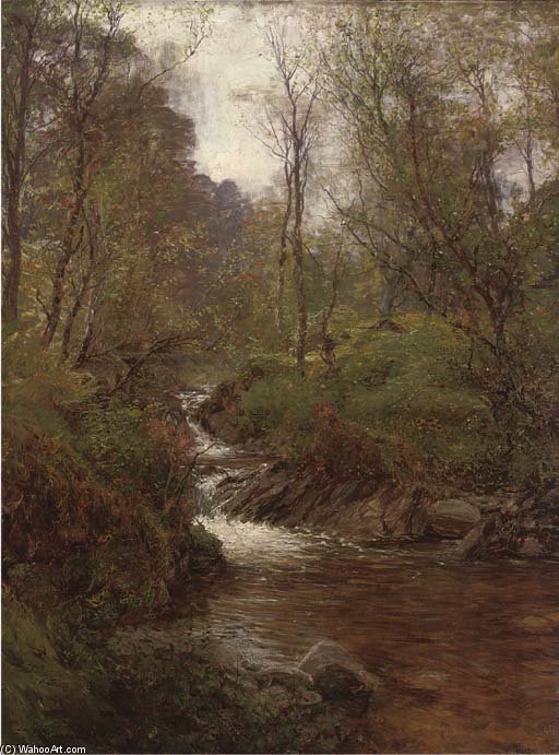A Wooded Stream — Alexander Brownlie Docharty