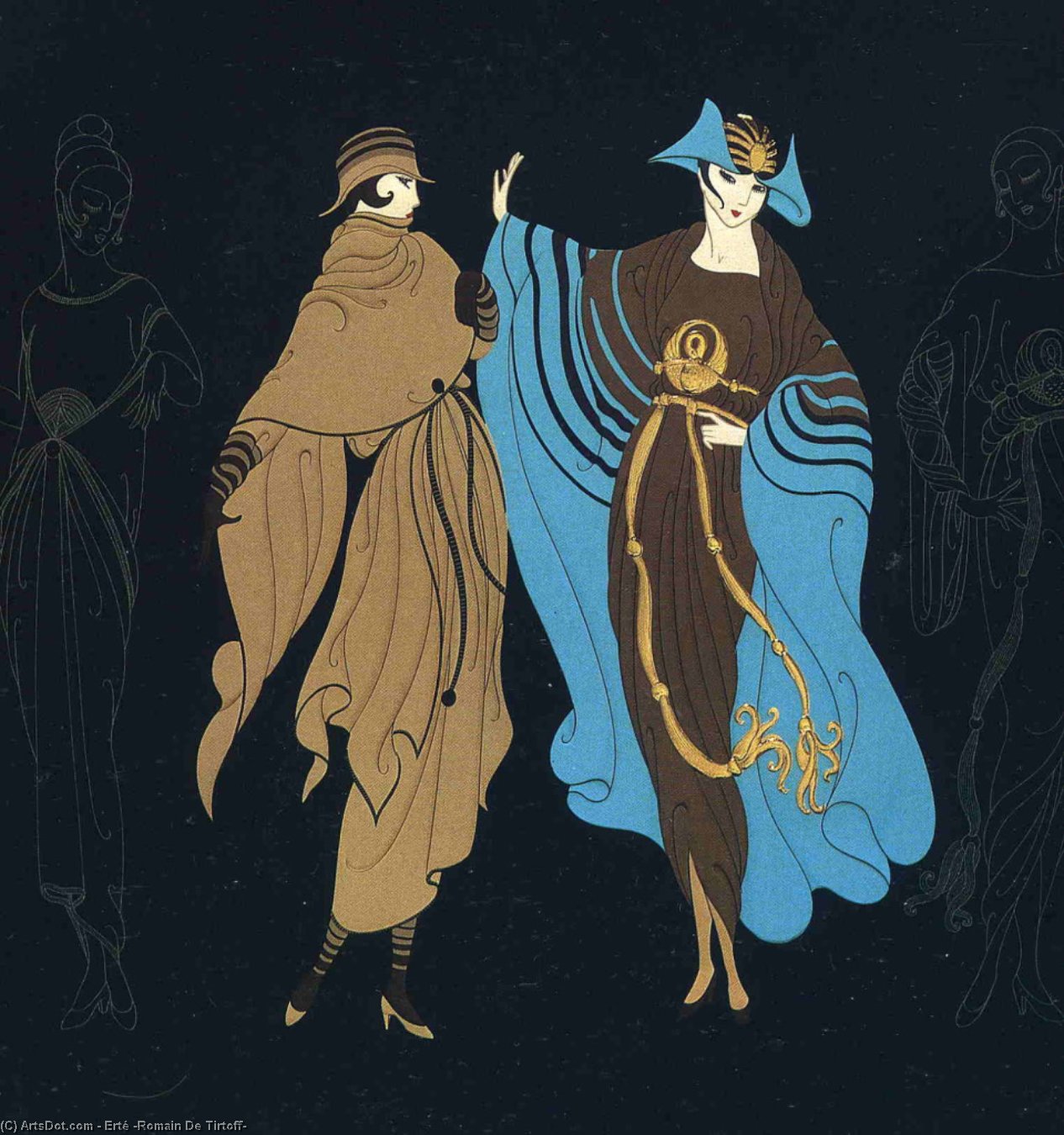 On The Avenue — Erté