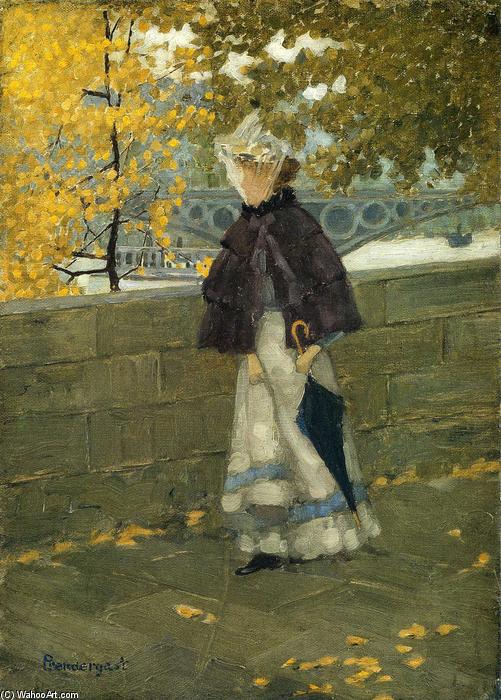 Along The Seine — Maurice Brazil Prendergast