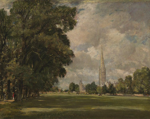 Salisbury Cathedral From Lower Marsh Close — John Constable