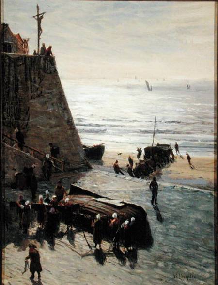 Hauling Up The Fishing Boat — Виљем Лајонел Вајли