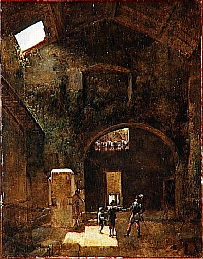 Henri Iv Égaré Entre Dans Une Forge Et Reçoit À Boire Du Forgeron — François Marius Granet