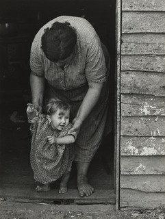 Mrs. Dodson And One Of Her Nine Children, Shenandoah National Park, Virginia — Arthur Rothstein
