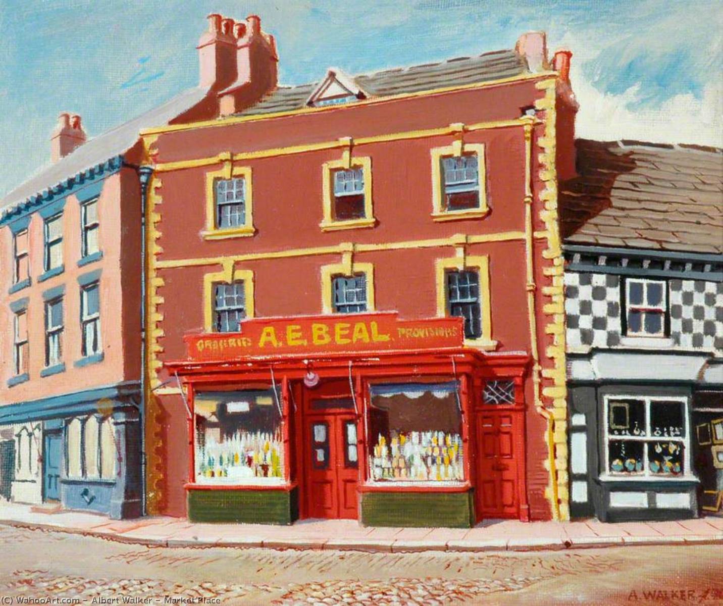 Market Place — Albert Walker