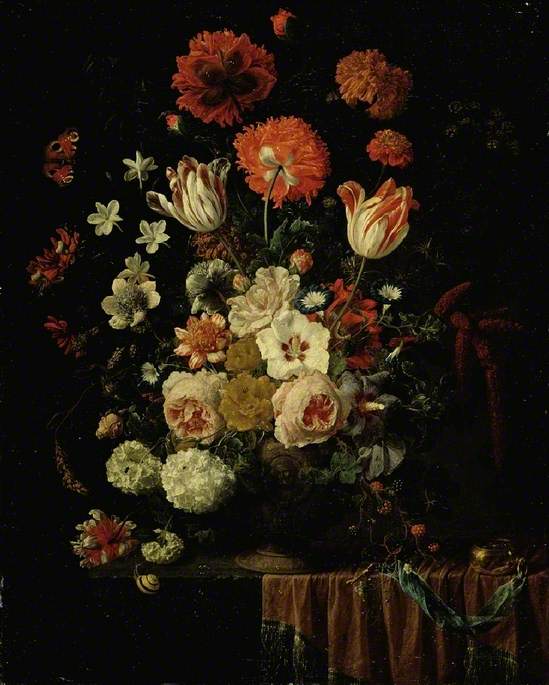 A Vase Of Flowers — Nicolaes Van Verendael