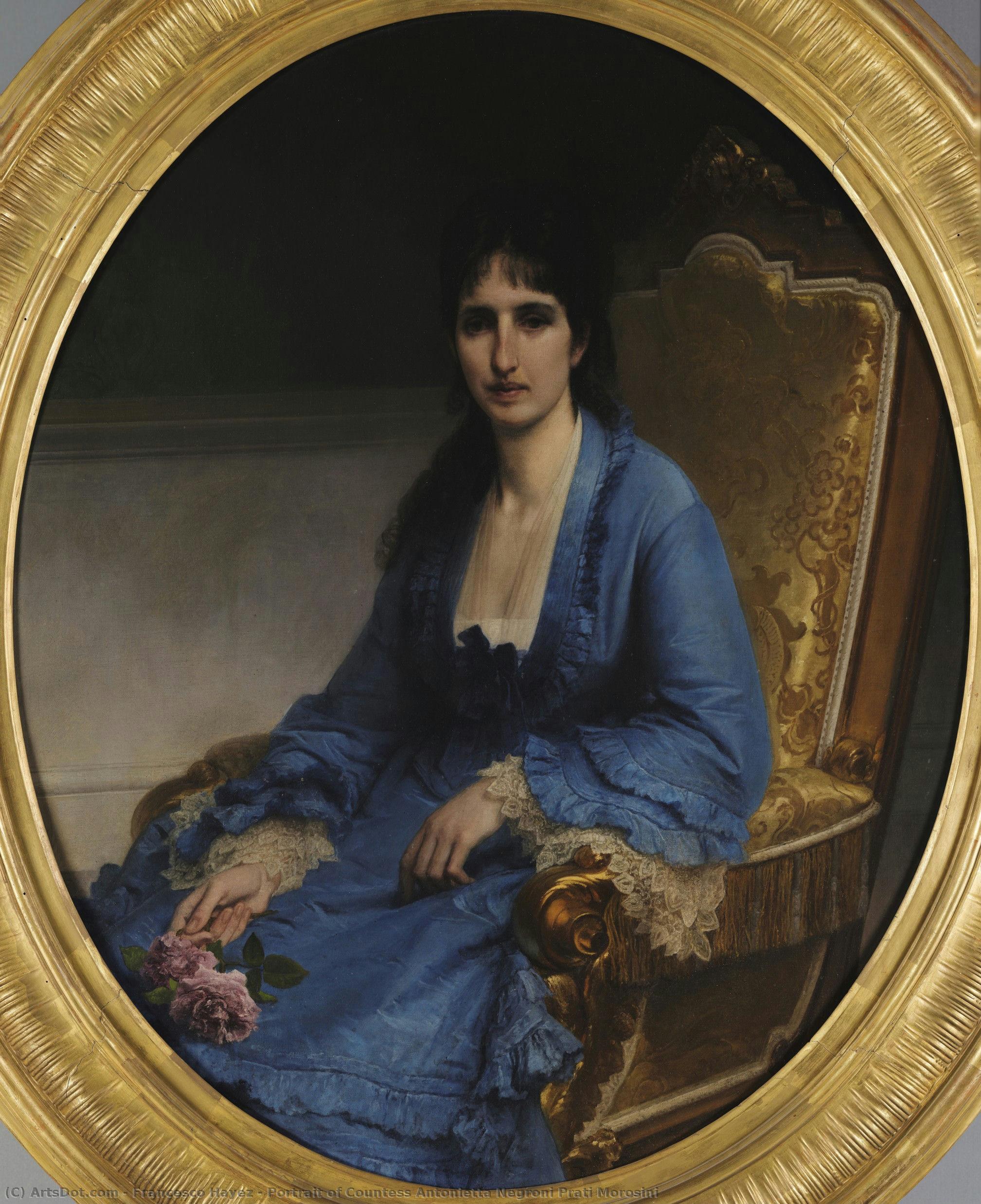 Porträt Von Antonietta Negroni Prati Morosini Als Kind — Francesco Hayez