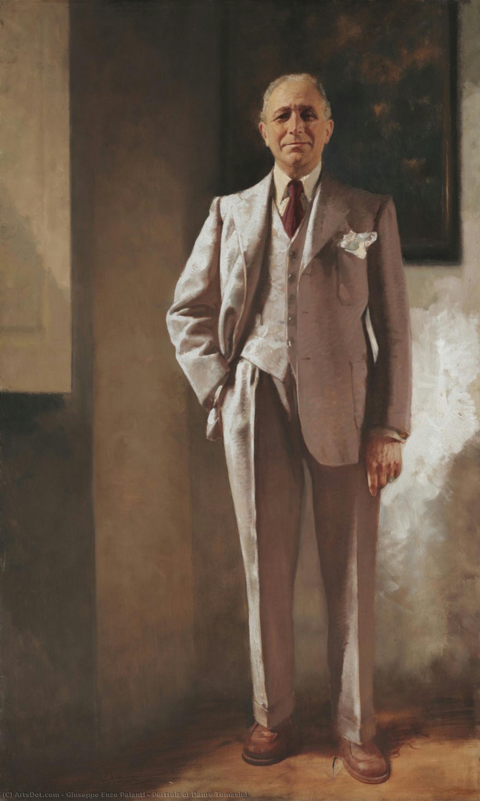 Portrait Of Dante Tomasini — ジュゼッペ・エンツォ・パランティ