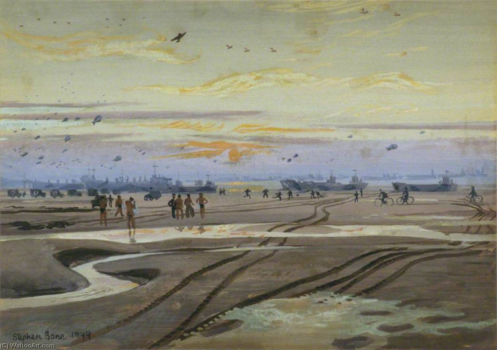 Sunset On The Normandy Beaches — Стивен Бона