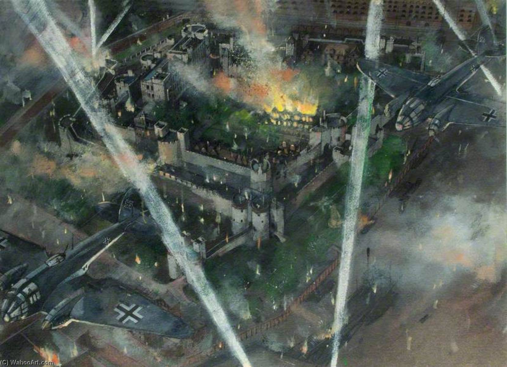 Artist's Impression Of The Tower Of London Site, 1940 — Ivan Lapper