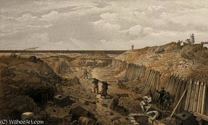 Ditch Of The Bastion Du Mat — William Simpson