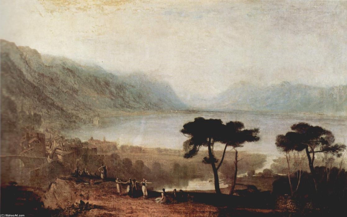 The Lake Geneva Seen From Montreux — Joseph Mallord William Turner