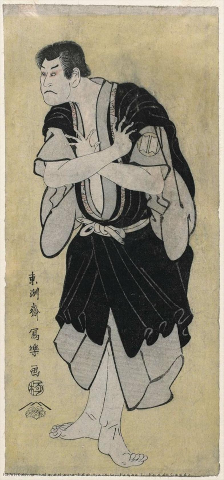 Kabuki Actor Sakata Hangorō Iii As Kosodate Kannonbō — Toshusai Sharaku