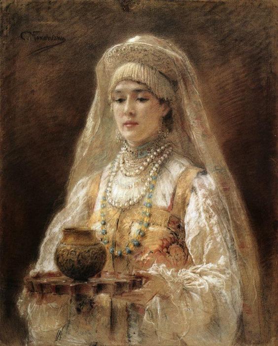 Portrait — Konstantin Yegorovich Makovsky