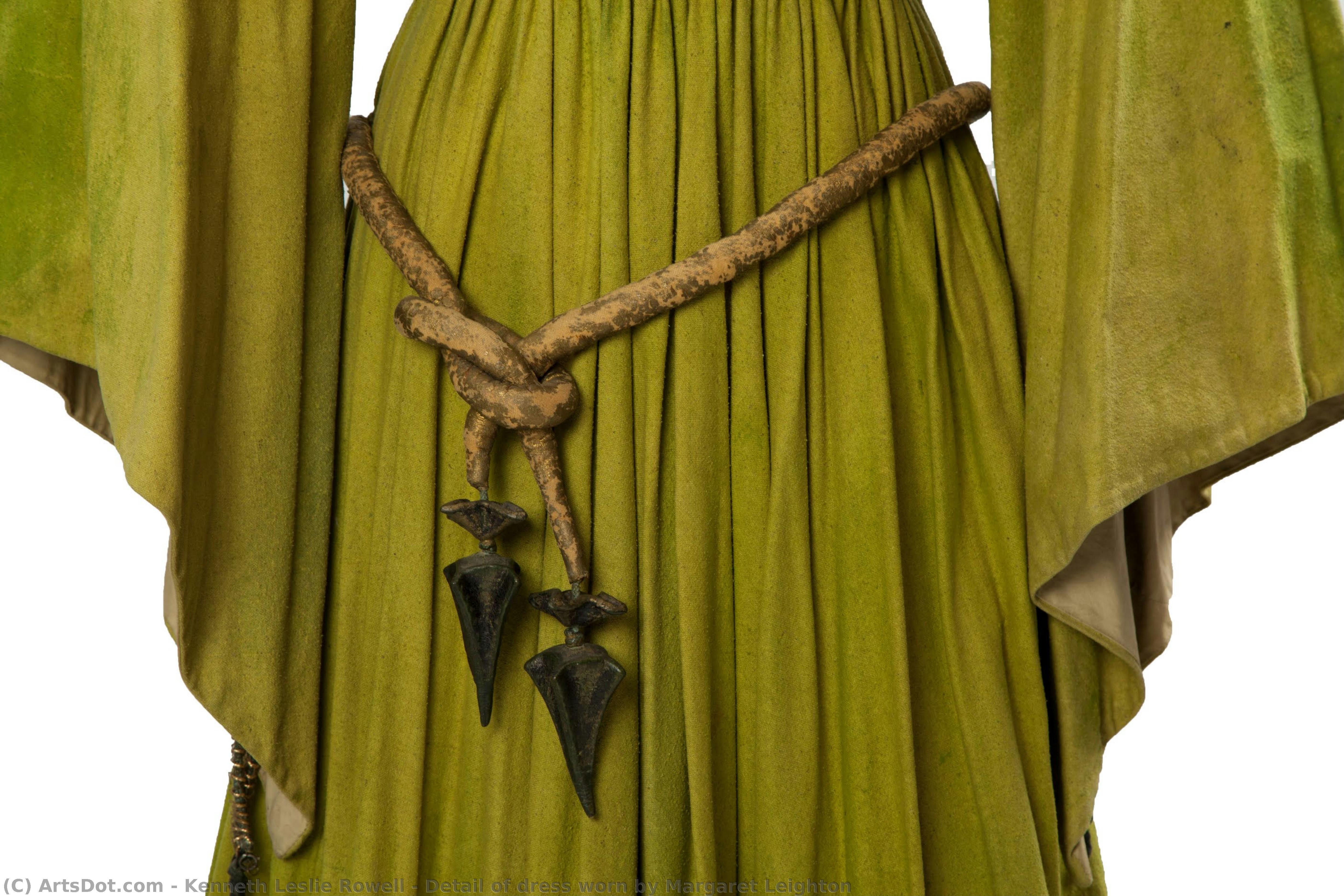 Detail Of Dress Worn By Margaret Leighton — Kenneth Leslie Rowell