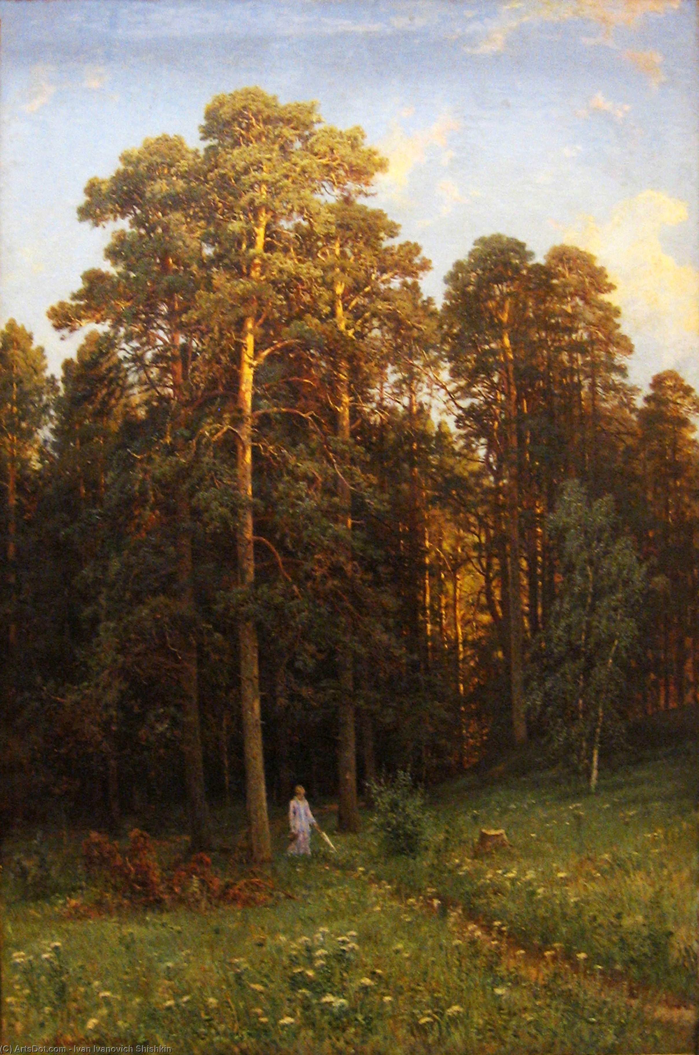 At The Edge Of A Pine Forest — Ivan Ivanovich Shishkin
