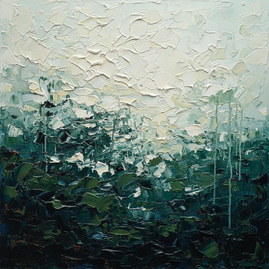 Luminous Descent: A Monumental Study Of Ethereal Light And Primordial Shadows — David Moreau