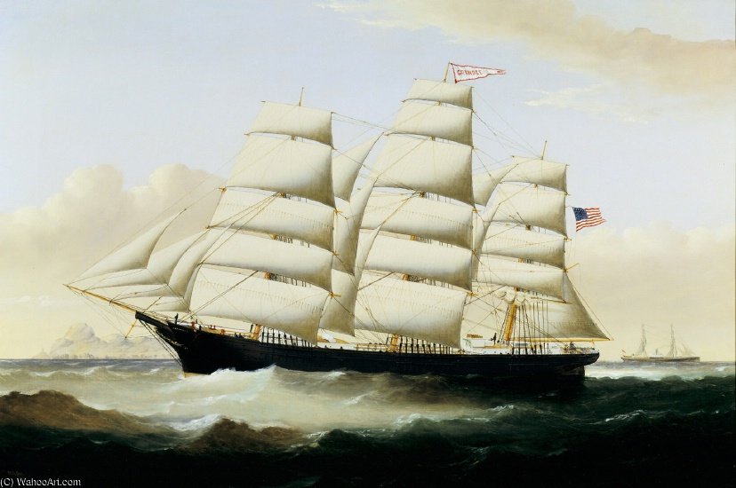 American Ship Grandee Off Holyhead — Уильям Г. Йорк