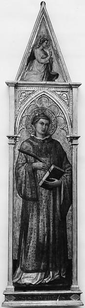 Saint Stephen (with The Angel Of The Annunciation) — Martino Di Bartolommeo Di Biagio