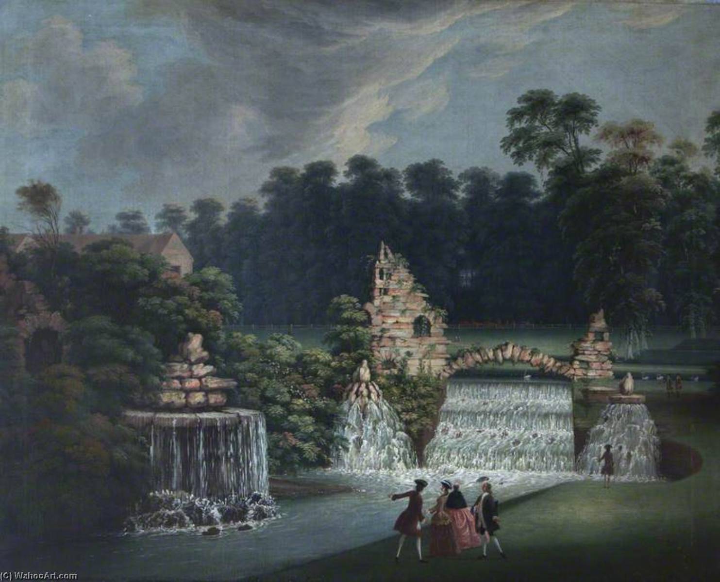 The Cascade At Belton, Lincolnshire — Thomas Smith