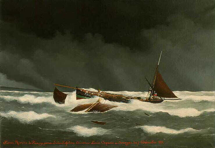 Ouragan Du 7 Décembre 1891, Dundee Henri Rivière — Margueritte Grandin Eugène